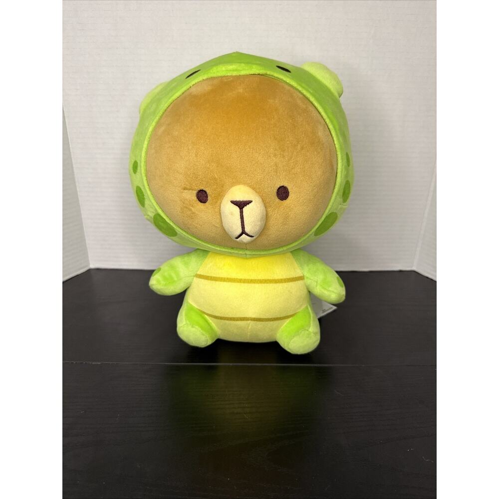 Milk Mocha Bear in Turtle Mocha Suit 12" Plush NWT New